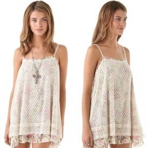 Floral free people slip